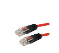 Cable-Core Crossover Cat 5e Ethernet Network RJ45 Cable Red 2 Metres