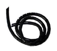 Cable-Core Spiral Binding - BLACK Cable Tidy Wrap 22mm x 10m