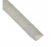Cable-Core Spiral Binding - WHITE NATURAL Cable Tidy Wrap 6mm x 1m