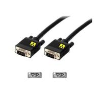 Cable-Core VGA Monitor Replacement SVGA M-M 15 pin Cable Black 2 m