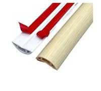 Cable Cover 1Pc 1M Pvc Floor Wire Cover Self-adhesive Power Cable Protector Extension Electric Duct Slot Sleeves Hider Covers(Maple woodgrain)