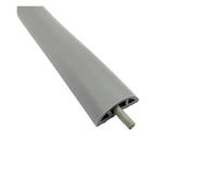 Cable Cover Floor Cable Cover PVC Cord Protector Self-Adhesive Power Extension Electric Wire Duct Slot Manage For Home(30mm wide grey)
