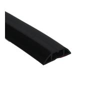 Cable Cover Floor Cable Cover PVC Cord Protector Self-Adhesive Power Extension Electric Wire Duct Slot Manage For Home(40mm wide black)