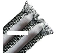 Cable Cover Width 4/812mm Braid Sleeve PP Cotton Yarn+PET Woven Mesh Tube Audio Data Cable Car Wire Protection Cover Shielding for Power Cord Audio