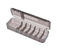 Cable - Cover with Double Opening | Cable Storage | Transparent Cable Storage Box with Multiple Compartments for Desk Accessories, Portable Cable Storage for the