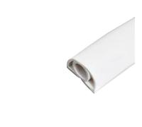 Cable Covers 2CM Floor Cord Cover Self-Adhesive Cord Protector Extension Wiring Duct Protector Electric Wire Slot Cable Manage Cable Cover(White)