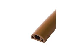 Cable Covers 2CM Floor Cord Cover Self-Adhesive Cord Protector Extension Wiring Duct Protector Electric Wire Slot Cable Manage Cable Cover(Coffee)