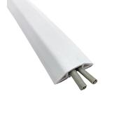 Cable Covers Floor Cable Cover PVC Cord Protector Self-Adhesive Power Extension Electric Wire Duct Slot Manage For Home(40mm wide white)