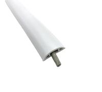 Cable Covers Floor Cable Cover PVC Cord Protector Self-Adhesive Power Extension Electric Wire Duct Slot Manage For Home(30mm wide white)