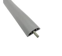 Cable Covers Floor Cable Cover PVC Cord Protector Self-Adhesive Power Extension Electric Wire Duct Slot Manage For Home(30mm wide grey)