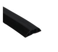 Cable Covers Floor Cable Cover PVC Cord Protector Self-Adhesive Power Extension Electric Wire Duct Slot Manage For Home(40mm wide black)