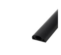 Cable Covers Wire Slot Cable Cover Wire Organizer Floor Cord Cover Power Cable Protector Extension Wiring Duct Protector Cord Protector(Black)