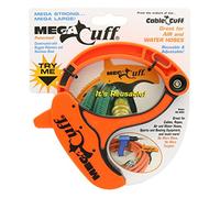 Cable Cuff Mega Cuff - Single Extra Large Reusable Serrated Cable Organizer - 6 Inches