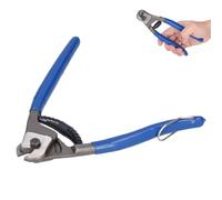 Cable Cutter, 8MM Diameter Cuttable Spring Retracted Manual Cable Scissors Wire Stripper with Safety Latch for Cut Wires Hoses Ties