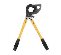 Cable Cutter Ratchet Scissors Steel Blade PC Plastic Handle Manual Wire Cutting Tool for Aluminum Cables Single Stranded Wires and Multi Stranded Wires