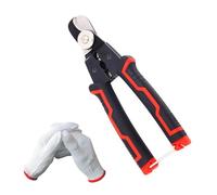 Cable Cutters,High Hardness Precision Wire Strippers with Safety Lock,Electrician Tools with Anti-Slip Ergonomic Handle,Multi-Function Nippers for Cutting Stripping Peeling Breaking Cables up to 11mm