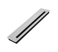 Cable Desk Grommet Metal Rectangle Designs with Brush Interior Cord Organizes Grommets for Organized Work Space Grommet