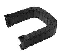 Cable Drag Chain Full Enclosed Low Noise Series D25x25 1m Removable Assembly for Industrial Automation and Robotics Applications (D25*57 Longitud 1m)