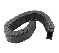 Cable Drag Chain Nylon Wire Carrier Full Enclosed, Low Noise, High Speed Continuous Movement - Durable Nylon 66 Material, Temperature Resistant, Custom Length for Industrial Use (D30*50 Length 0.7m)