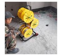 Cable Drum Spooler Holder, Independent Bearing, Mobile Wire/Cable Spool Storage Rack with Pulleys, Wire Reel Dispenser for Garage/Shed/Workshop/Factory