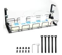 Cable Duct Desk, Cable Management Desk, Cable Hide Desk, Under Desk Cable Management, Cable Duct Desk, No Drilling, for Office and Home Office DESIGN2