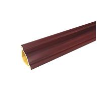 Cable Duct Wire Hider Multicolor 25x25mm 2 Pack Under Desk TV Cabinet Conference Tables(Red)