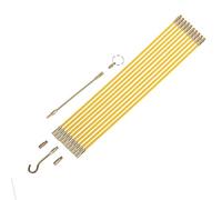 Cable Electrical Wire Threader Puller Rods, Fiberglass Cable Push Puller Fish Pulling Kit 4mm Diameter 33cm/45cm(4mmx33cm)