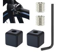 Cable End Crimps, Aluminum Alloy, 0.66x0.66cm, Universal Bike C'able Housing Set, Bicycle Brake Shifter Cable, Cube Design, for Commuting Bikes, Offroad Riding