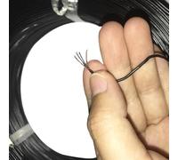 cable flexible PVC Headphone Cable Repair Line, 8/0.08mm Multi-core Conductor Enameled Wire, 2/3/4/5/6/8/9 Core Soft Cable extension connector (Color : 3core OD 1.4mm, Size : 5meter)