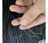 cable flexible PVC Headphone Cable Repair Line, 8/0.08mm Multi-core Conductor Enameled Wire, 2/3/4/5/6/8/9 Core Soft Cable extension connector (Color : 5core OD 1.4mm, Size : 5meter)