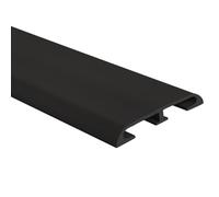 Cable Floor Covers for Cords 39 in PVC Wire Hider Floor Self-Adhesive Free Cutting Electrical Cord Covers for The Floor Protect Cords for Living Room Office(Black)