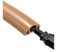 Cable Floor Protector, Cable Floor Cover,Soft Wire Floor Covers for Cables,Flexible PVC Duct - Self Adhesive Cable Security Protector for Domes Cable Management