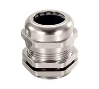 Cable Gland 1PCS Brass Nickel Plated Metal Cable Waterproof Joint Gland 304 Stainless Steel Sealed Explosion-Proof Stuffing Box(M12(3-6.5) 1pcs)