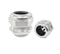 Cable Glands， 2Pcs NPT1 Cable Gland, 18-25mm, Aluminum Alloy, IP68 Electromagnetic Shielding(NPT2(37-44))