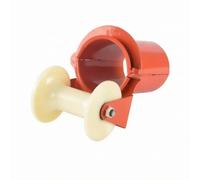 Cable Guide Pulley Wire Pulling Pulley Conduit Pulley Corner Pulley With Cylindrical Mount And Bolted Axle For Secure Alignment Under Load Suitable, 100mm, Premium Nylon Wheel