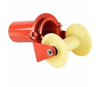 Cable Guide Pulley Wire Pulling Pulley Conduit Pulley Corner Pulley With Heavy Duty Frame And Grooved Wheel For Reduced Friction During Pulls Suitable, 120, Nylon Wheel
