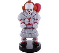 Cable Guys Charging Phone & Controller Holder: Pennywise - Stephan King's IT, 8" Tall PVC Statue, Mobile Phone / Video Game Controller Holder, Includes 4' Charging Cable