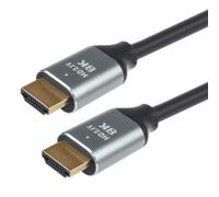 Cable HDMI 2.1a Gold Plated 3D UHD HDR ALLM VRR QMS Ethernet 8K 1.5m / 2m / 3m