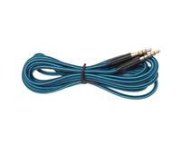 Cable, Headphone Cable 3.5mm Gold Plated Plug Gaming Headset Cable 3.5mm 5 Pole Plug to 4 Pole Plug Cable Replacement for Logitech A10 A30 A40 2m