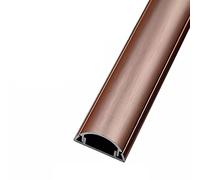 Cable Hider Trunking Aluminum Alloy Floor Cable Cover Protector, Self-Adhesive, Multiple Sizes, Multicolor(Rose Gold,No.5)