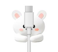 Cable Holder, Adhesive Clip for Capybara, Silicone Cable Organizer Without Drilling for Diameter < 6 mm - For PC, Phone, Desk, Wall, Car, Bedside Table,