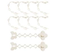 Cable Holder, Pack of 10 Adhesive Cable Management Clips, Wire Folder Set, for Organisation in the Home, Kitchen, Living Room, Bedroom