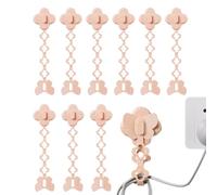 Cable Holder, Pack of 10 Self-Adhesive Cable Management Clips, Wire Holder, for Cable Organisation and Management for Household, Kitchen, Appliances, Wall, Bedroom, Bedside Table and Living Room