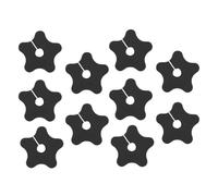 Cable Hole Grommet, 10 Pieces Silicone Exterior Wall Cable Pass Through, Star-Shaped Cord Management Pass-Through, For Home Office Building Wall Protection