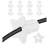 Cable Hole - Grommet - Desk Wire Organiser, Round Plastic Fact, Table Cable Management Cover, Office Computer Cable, Furniture Hole Cap for Workstation Desk Wire Organisation