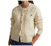 Cable Knit Cardigan - female - Polo Ralph Lauren - Cardigans - White - XL - Knitwear XL