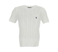 Cable-Knit Cotton Crewneck M