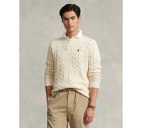 Cable-knit Jumper- male- Polo Ralph Lauren- Round-neck Knitwear- Beige- L- Knitwear L