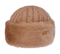Barts Unisex Fur Cable Bandhat Winter Cap, Light Brown, UNI