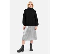 Cable Knit High Neck Jumper Lovedrobe Black 16-18